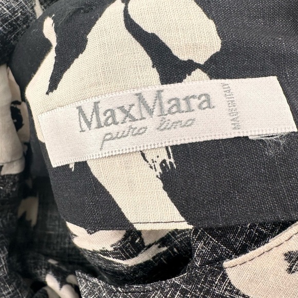Max Mara Floral Linen Light Blazer Jacket US 4 Maxmara - Picture 2 of 6